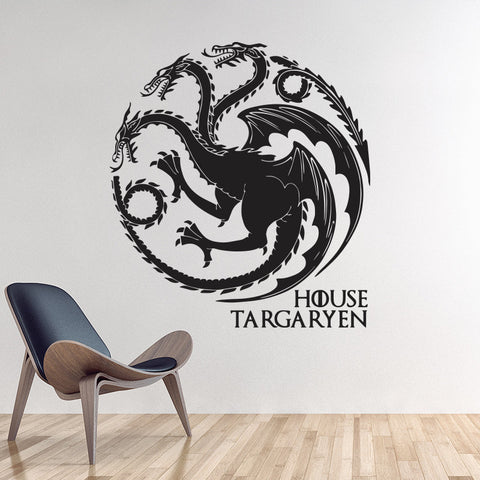 Game of Thrones House Targaryen Wall Stickers
