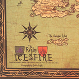 Game of Thrones Essos Map Wall Sticker 50*35cm