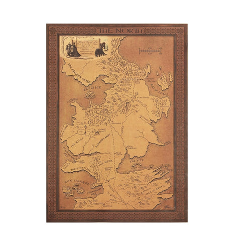 Game of Thrones The North Map Wall Sticker 42X30cm