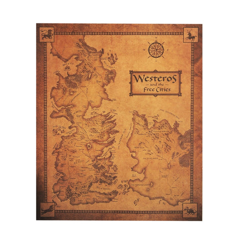 Game of Thrones Westeros Map Wall Sticker 42X36cm