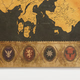 Game of Thrones The Known World Map Wall Sticker 70X51cm